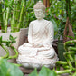 Buddha On Lotus Throne Statue