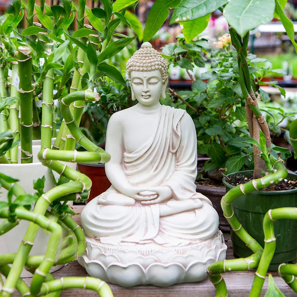 Buddha On Lotus Throne Statue