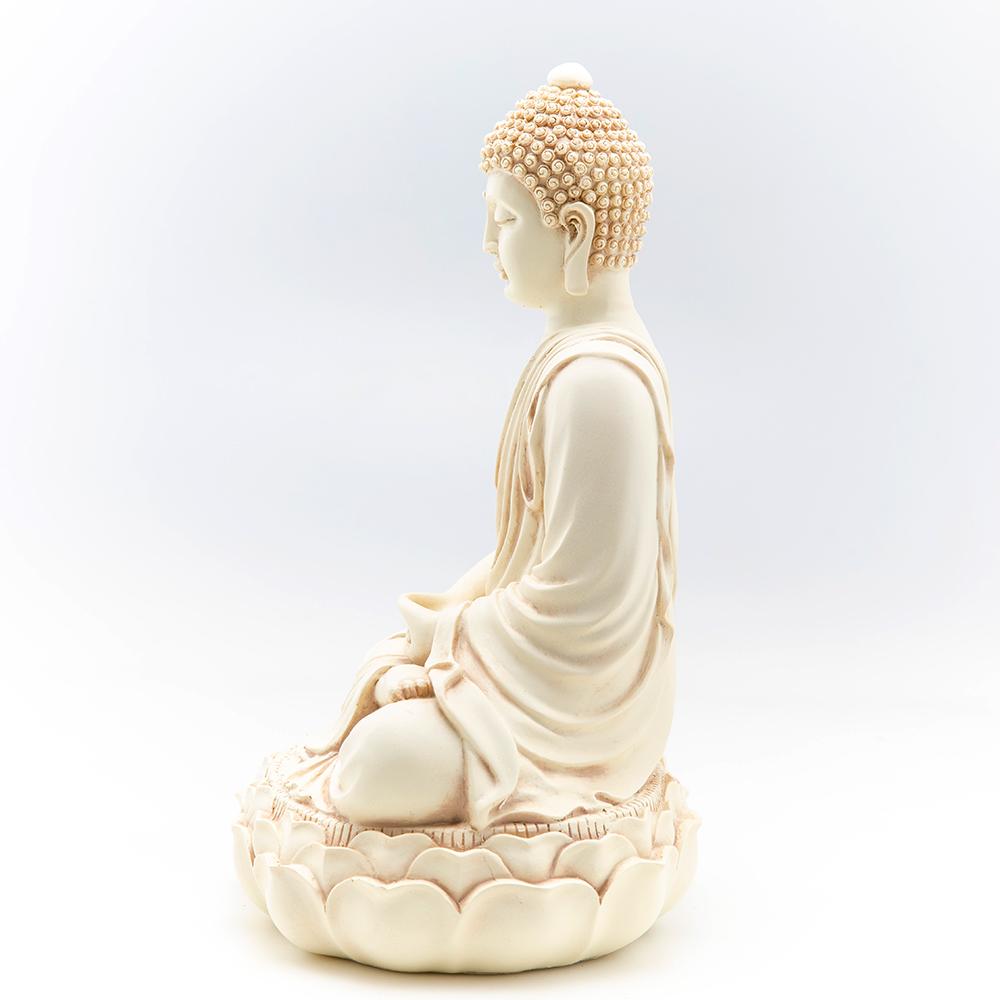 Buddha On Lotus Throne Statue