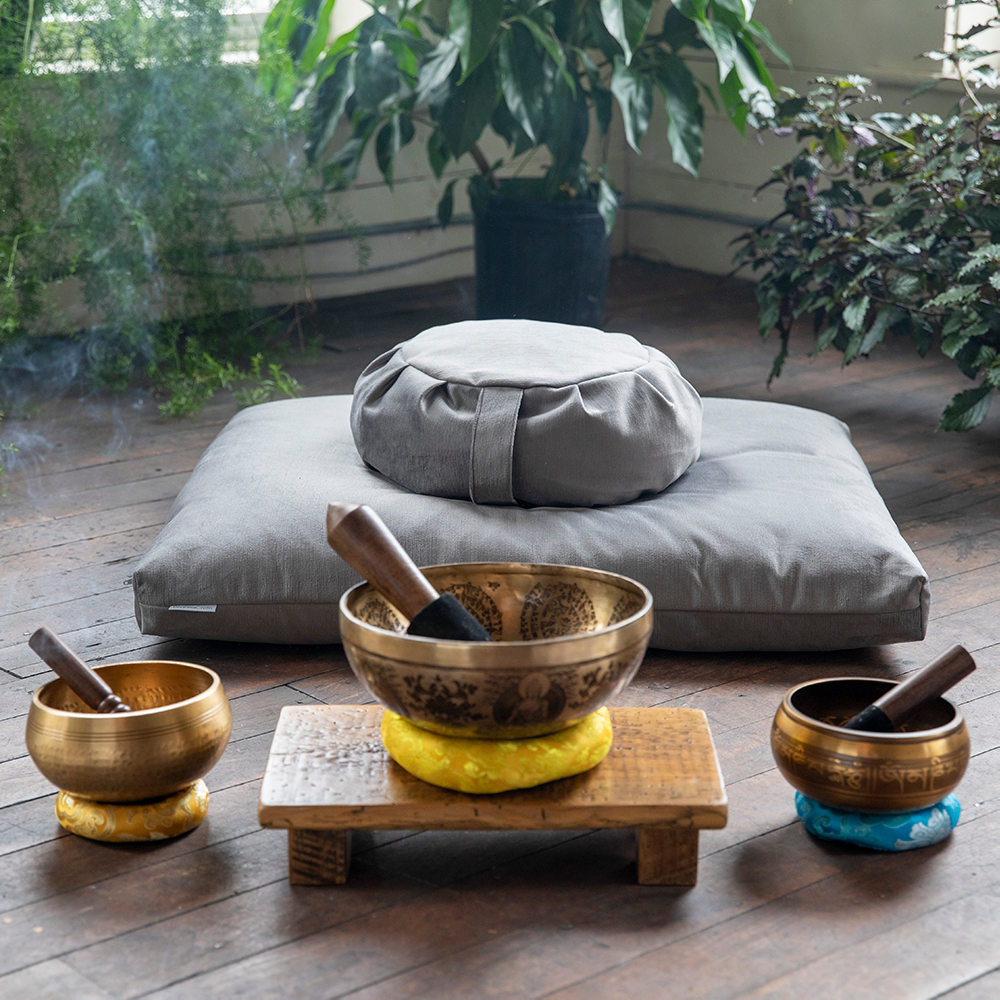 Velvet Zafu Zabuton Set Meditation Cushions DharmaCrafts