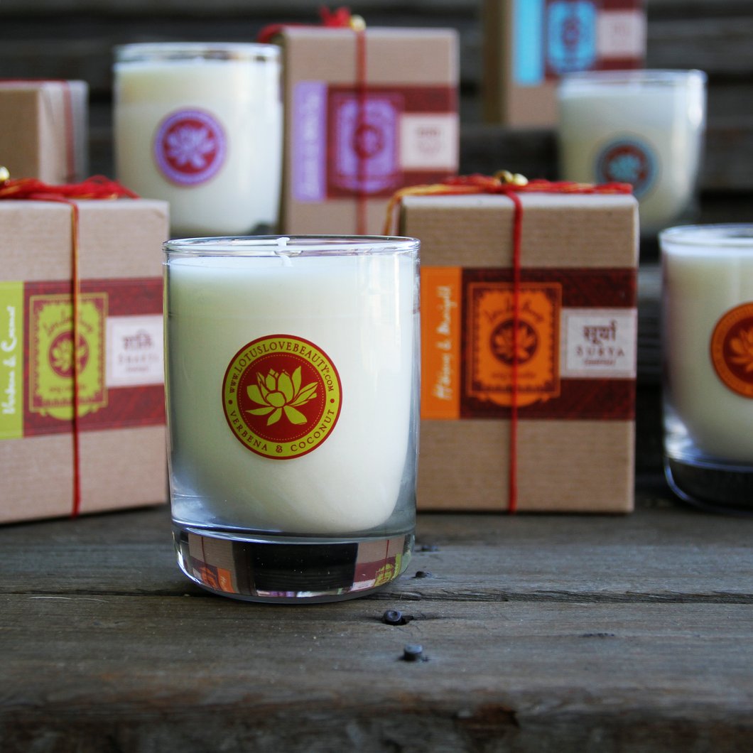 Lotus Love Kalava Candle