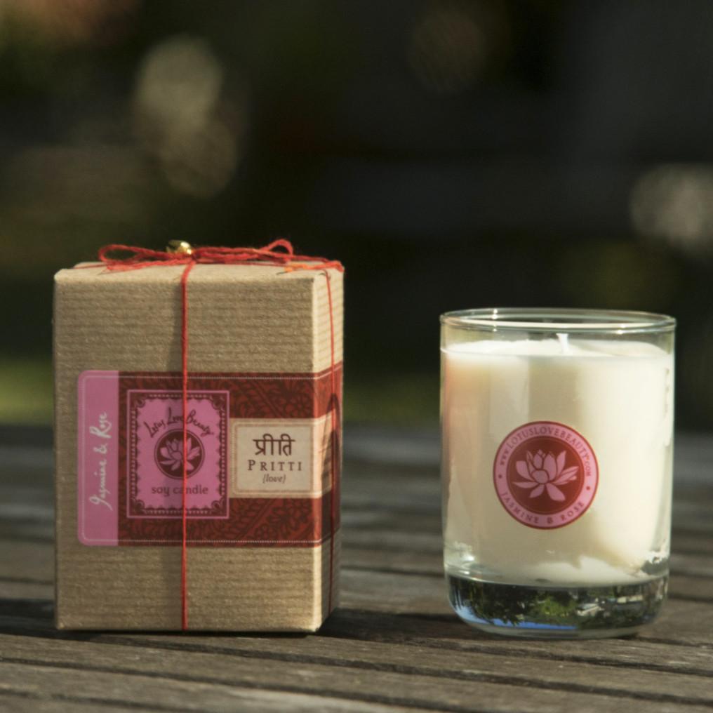 Lotus Love Kalava Candle