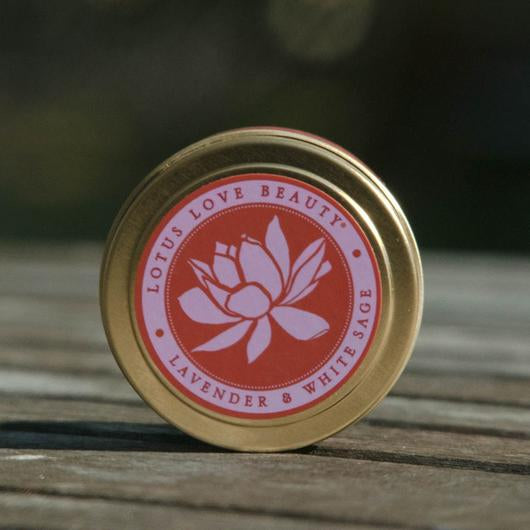 Lotus Love Tin Travel Candle