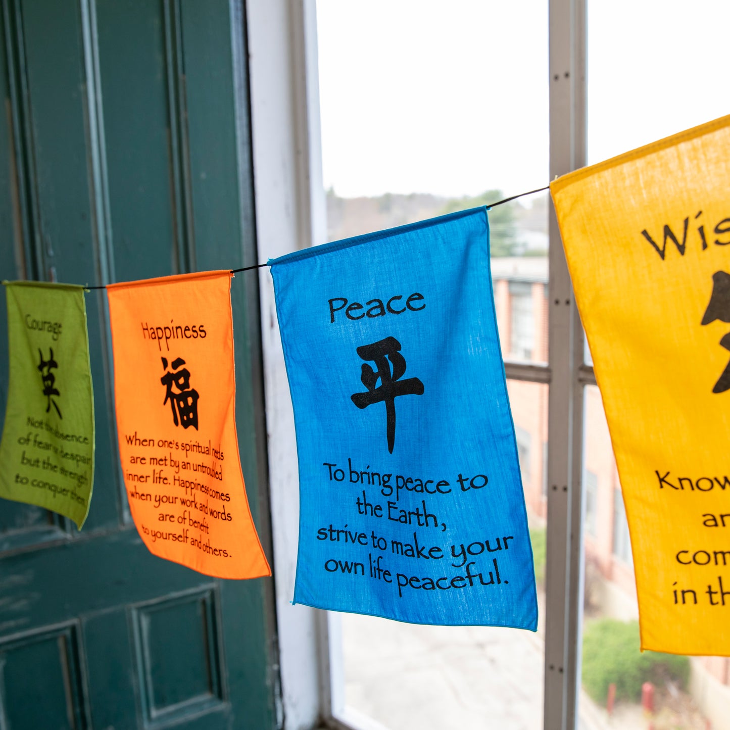 Large Prayer Flag in Bright Colors