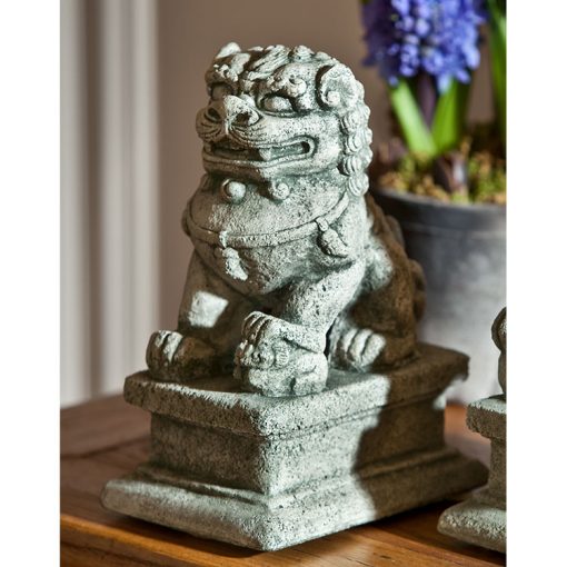 Foo Dog Guardian Statue Set