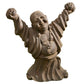 Budai with Lotus Flowers Garden Statue