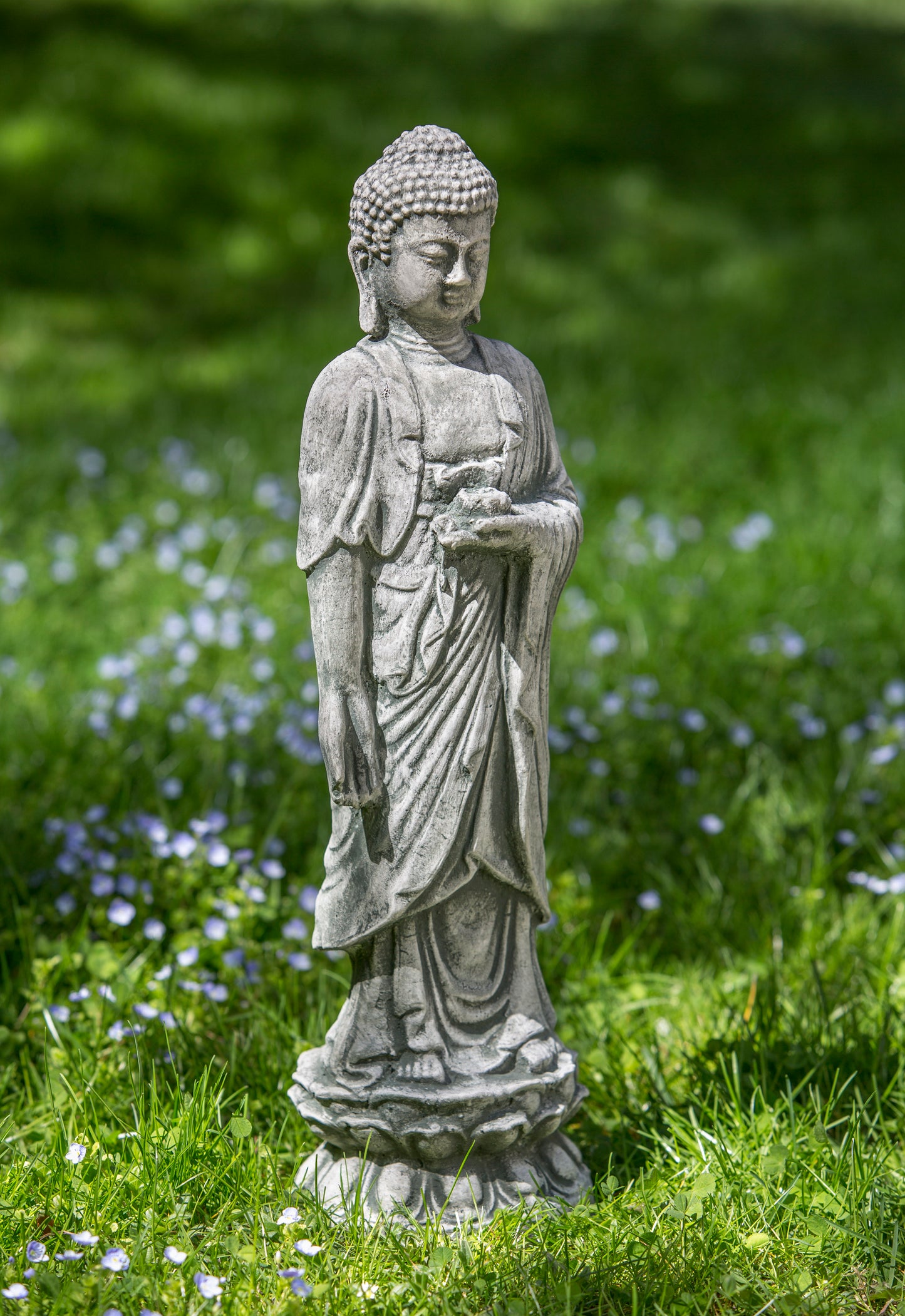 Standing Buddha Garden Statue