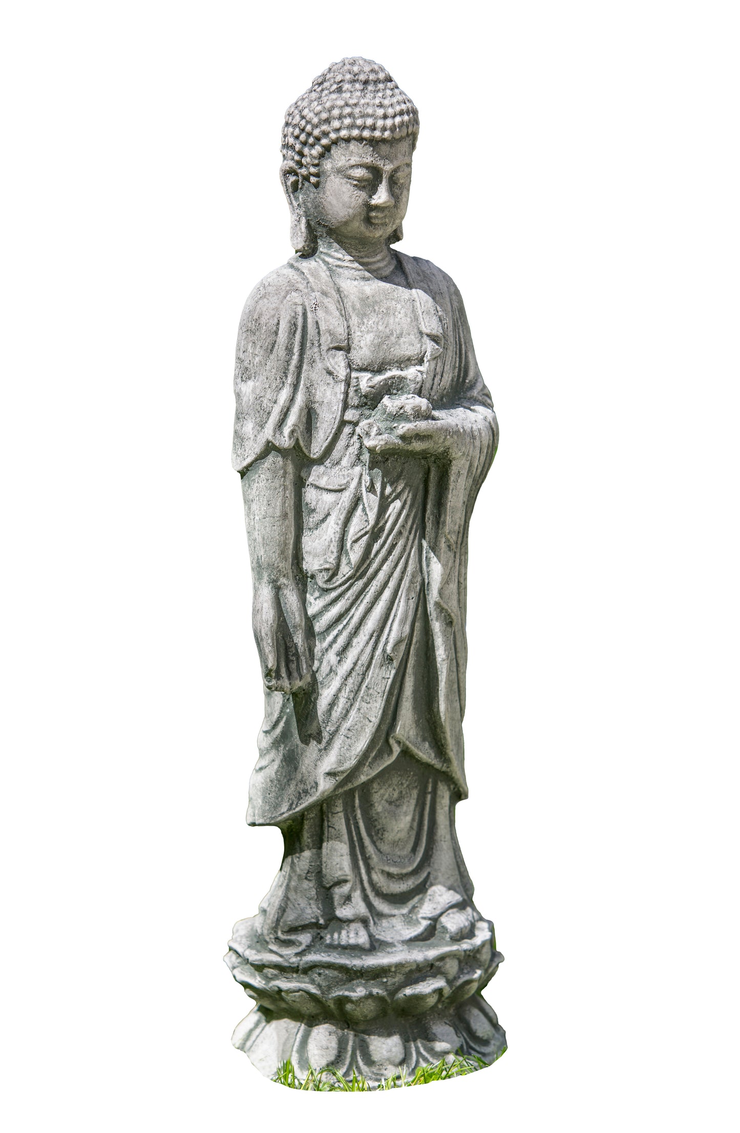 Standing Buddha Garden Statue