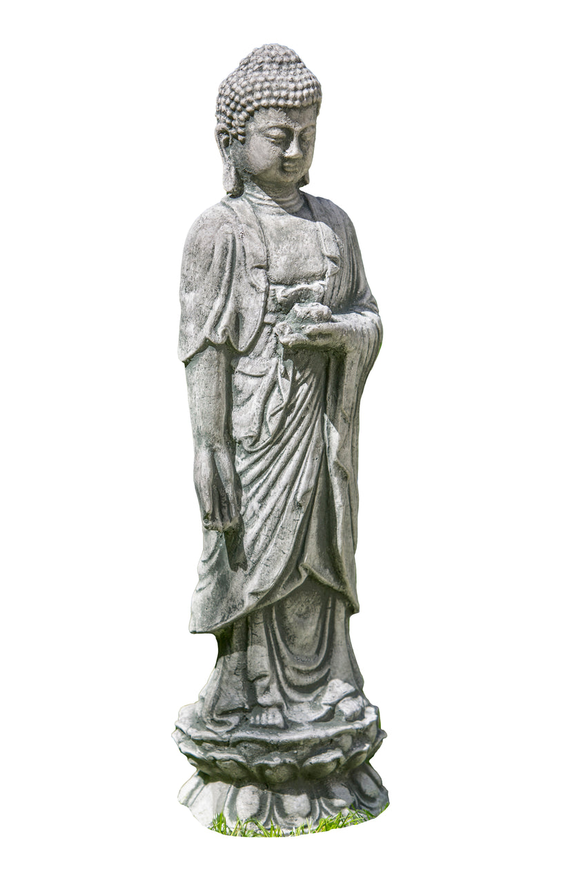 Standing Buddha Garden Statue DharmaCrafts