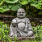 Small Budai with Offering Garden Statue