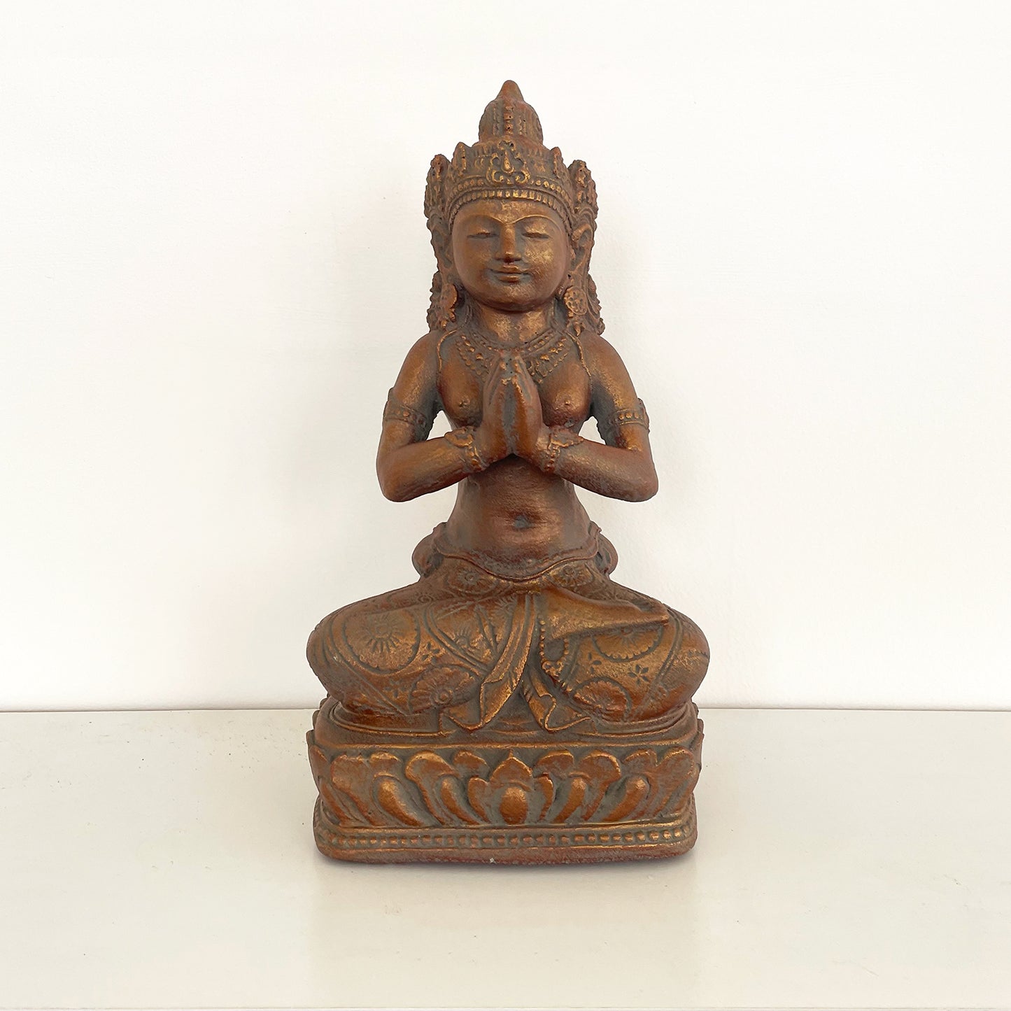 Small Praying Tara Garden Statue