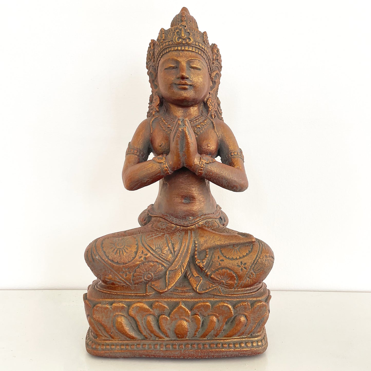 Small Praying Tara Garden Statue