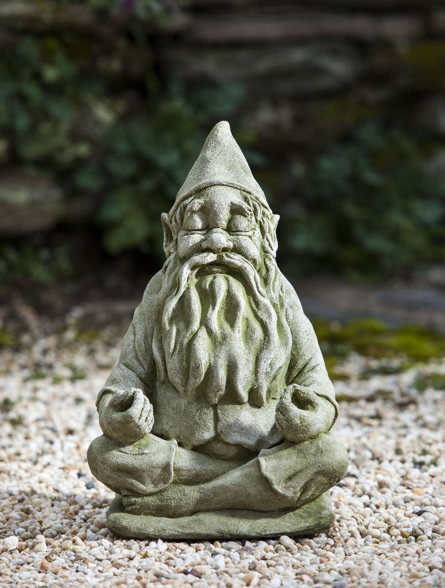 Meditating Gnome Statue