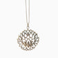 Large Lotus Pendant Necklace