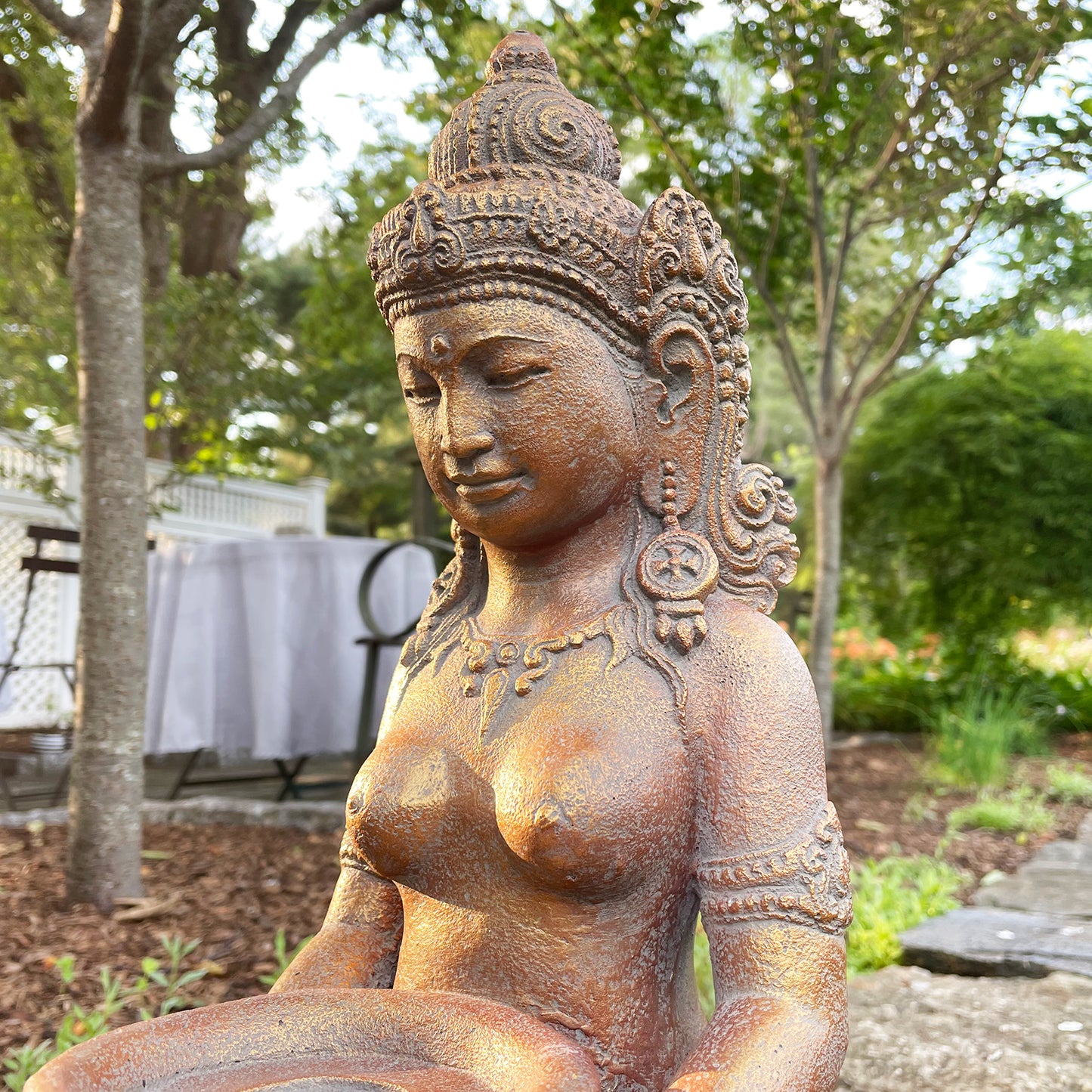 Kneeling Tara Garden Statue