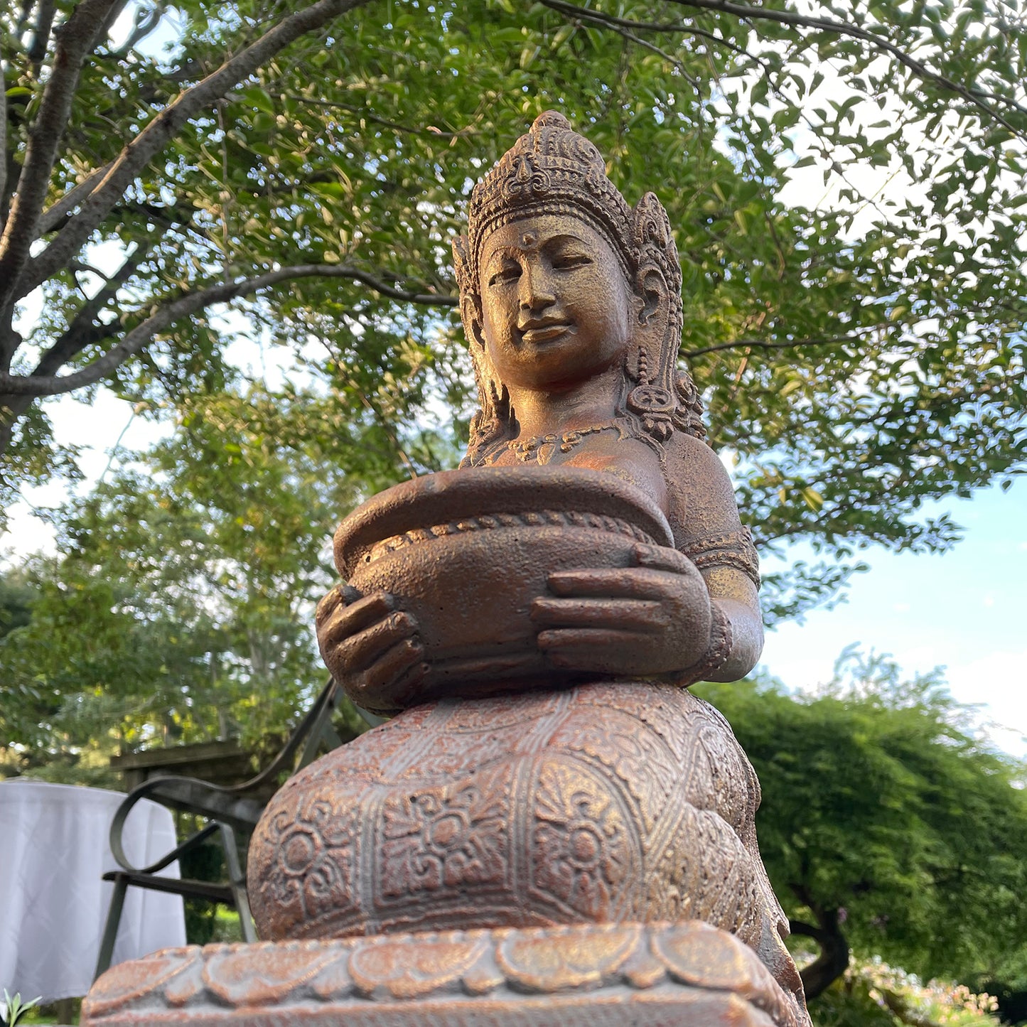 Kneeling Tara Garden Statue