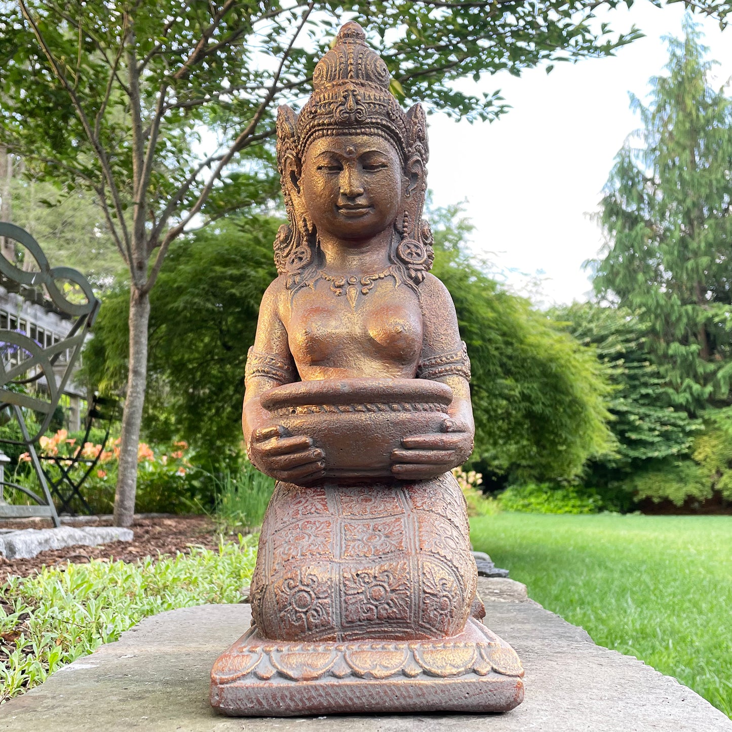 Kneeling Tara Garden Statue