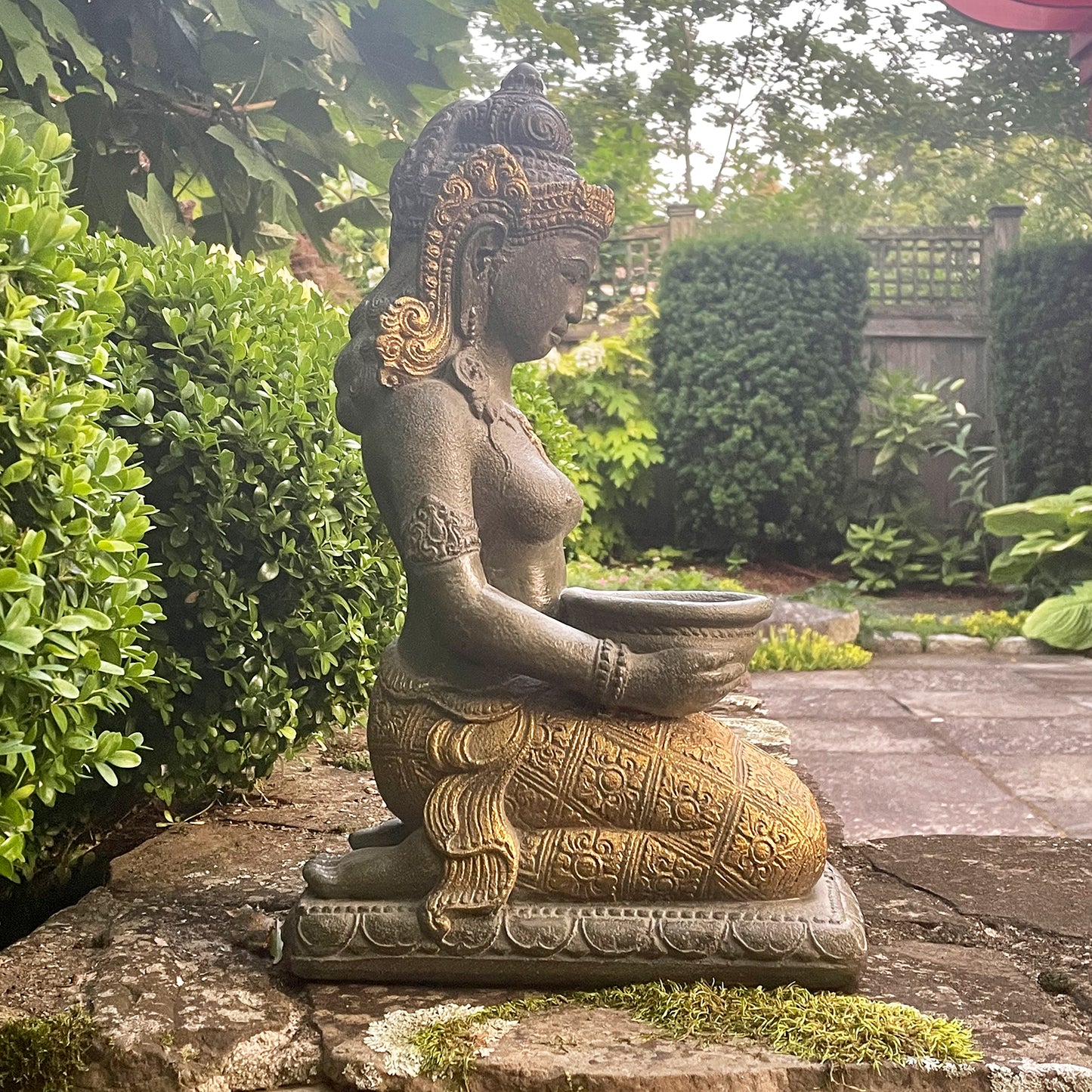 Kneeling Tara Garden Statue