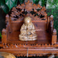 Wooden Gassho Monk Statue