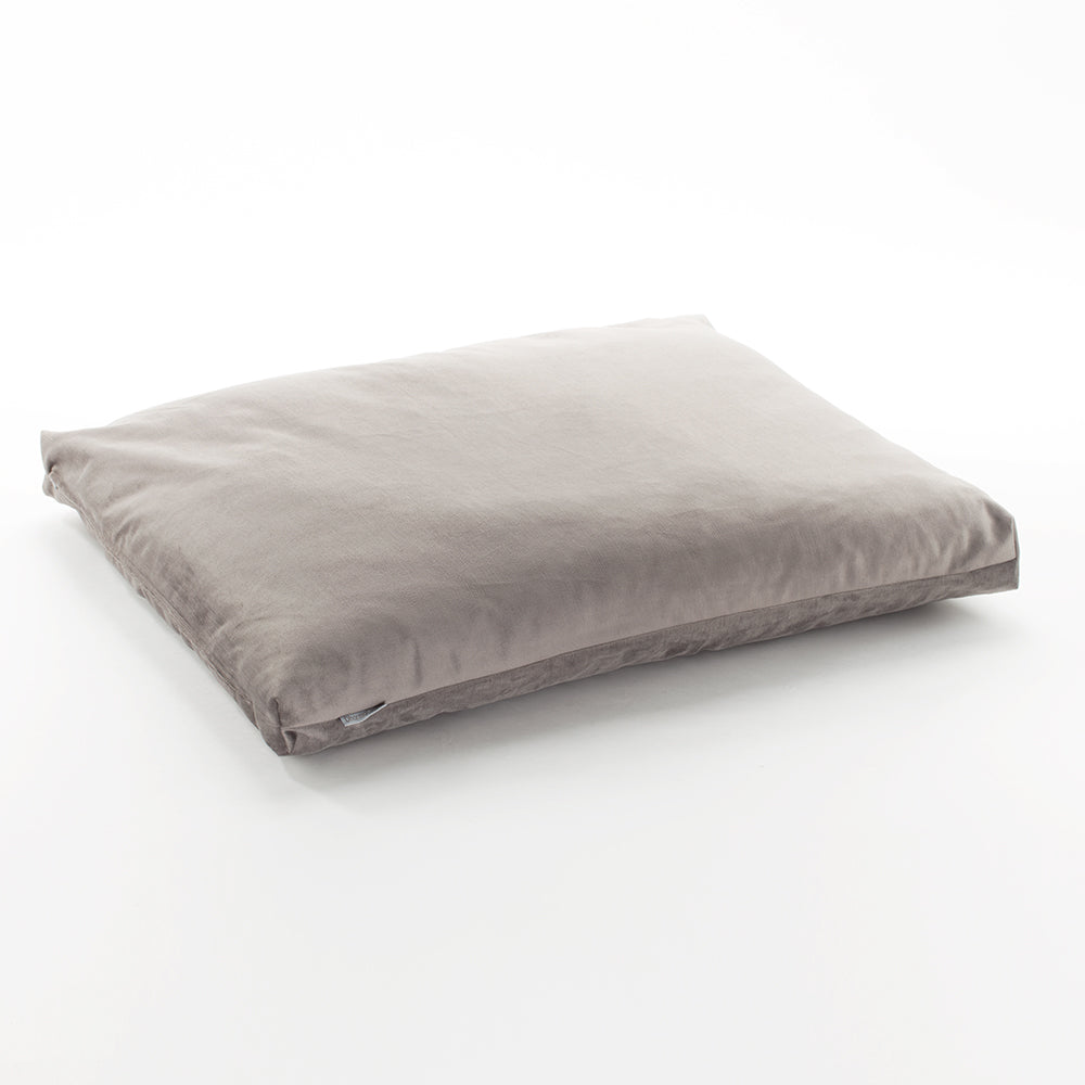 velvet zabuton | gray | meditation cushions | DharmaCrafts