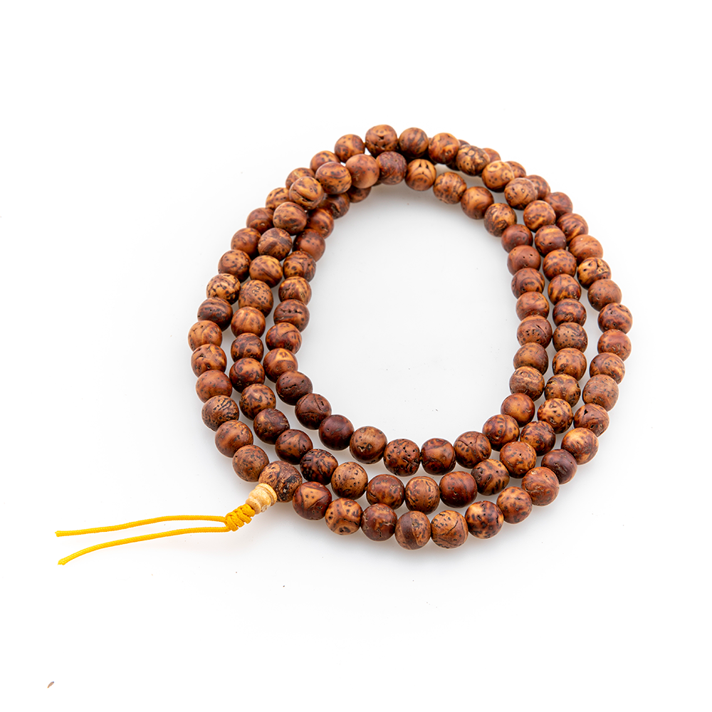 Indian Bodhi Seed Mala, 108 beads