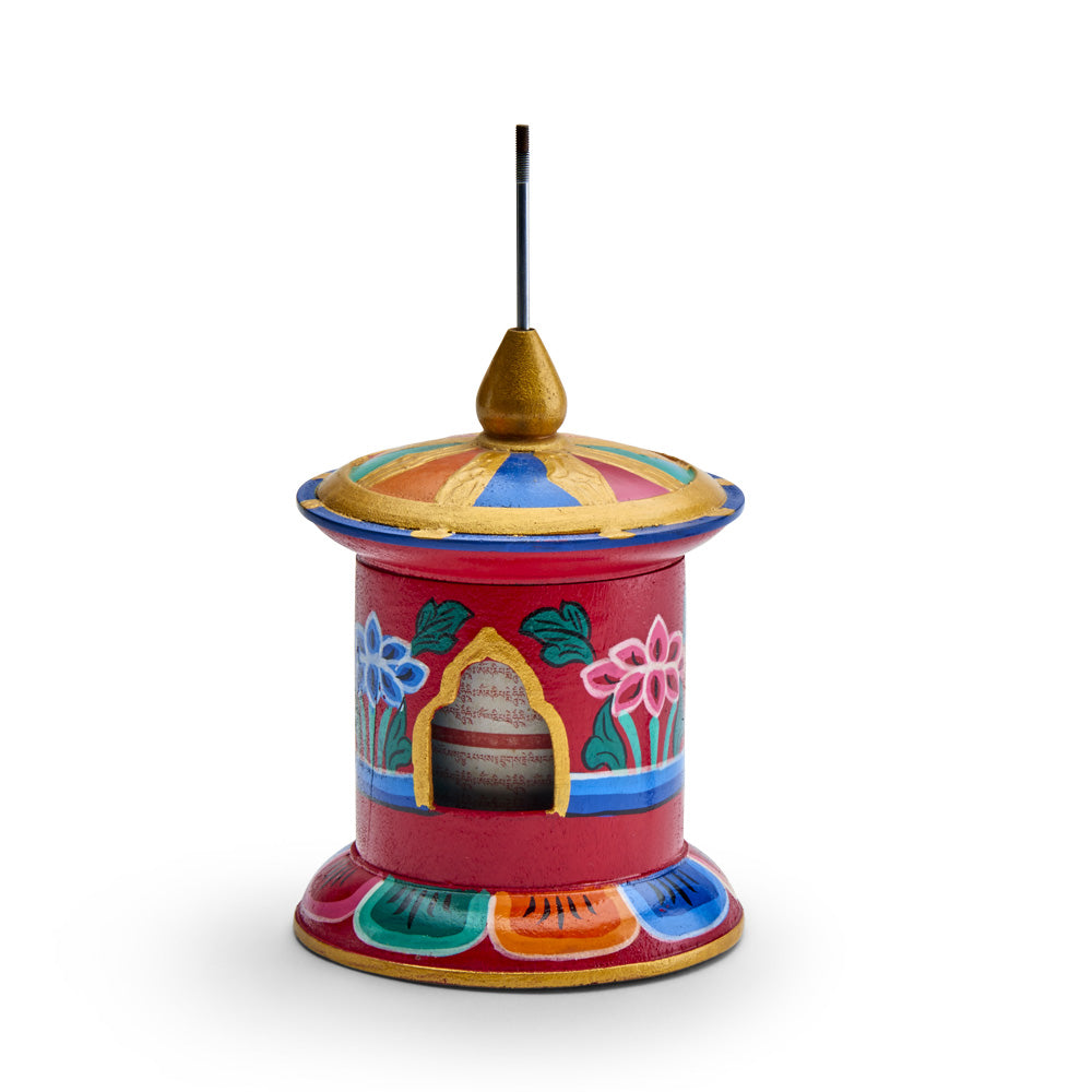 Hand Painted Prayer Wheel