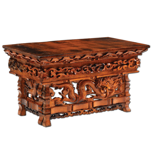 Hand Carved Dragon Altar Table