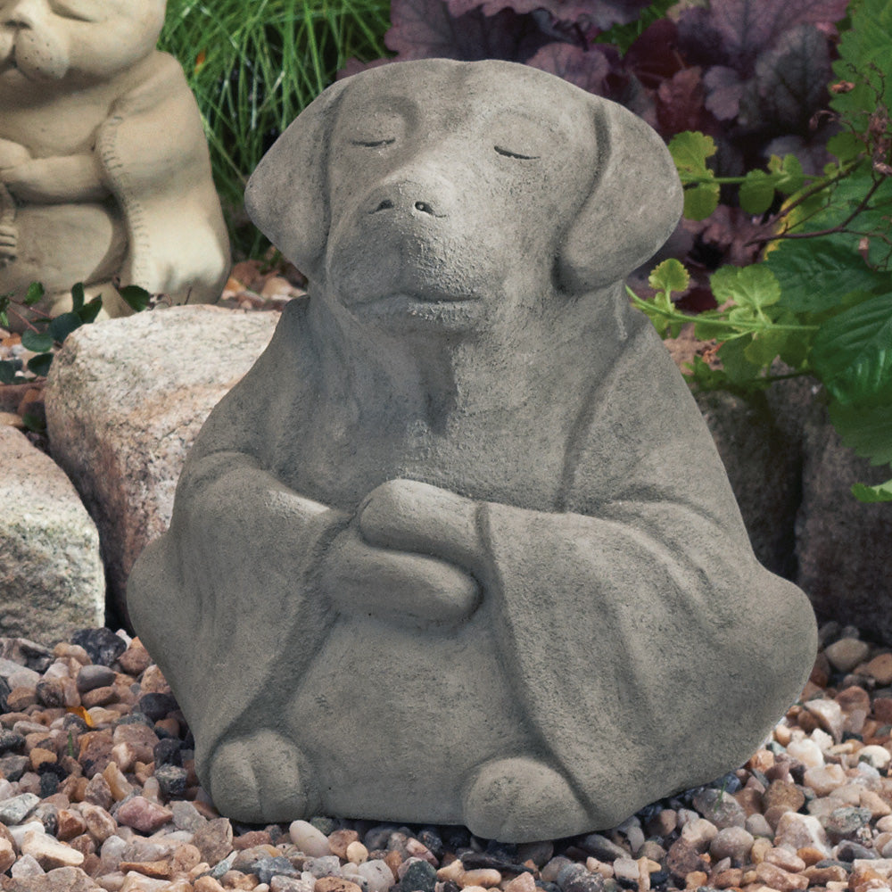 Zen Dog Garden Sculpture