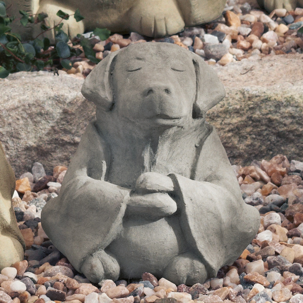 Zen Dog Garden Sculpture