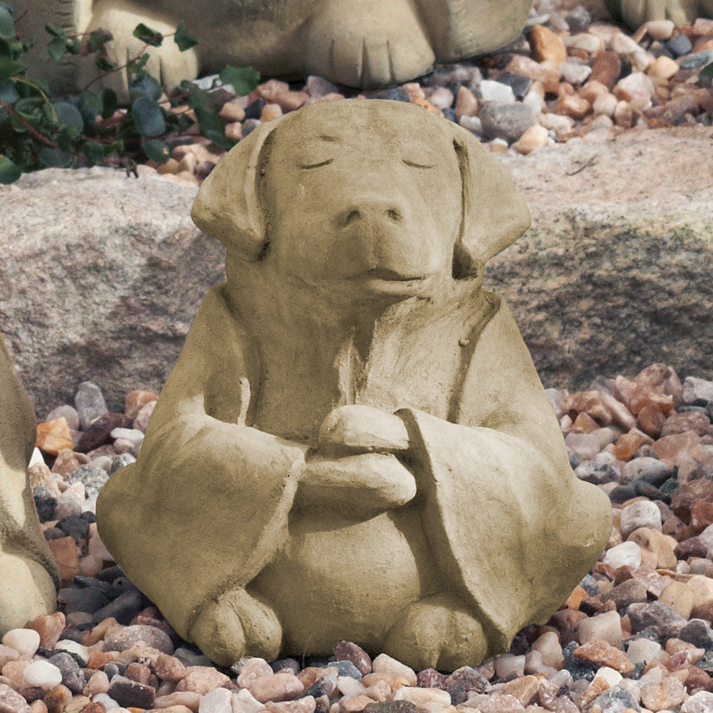 Zen Dog Garden Sculpture