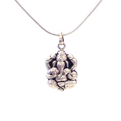 Sterling Silver Ganesh Pendant