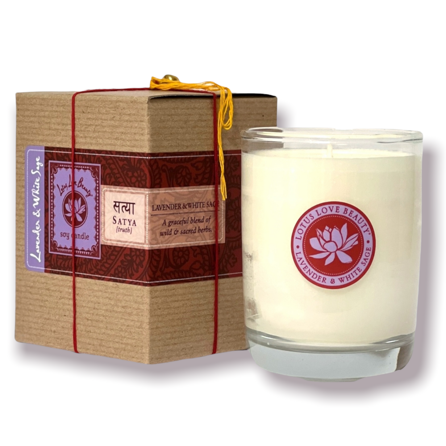 Lotus Love Kalava Candle