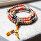 Multicolored Buffalo Bone Mala, 108 beads