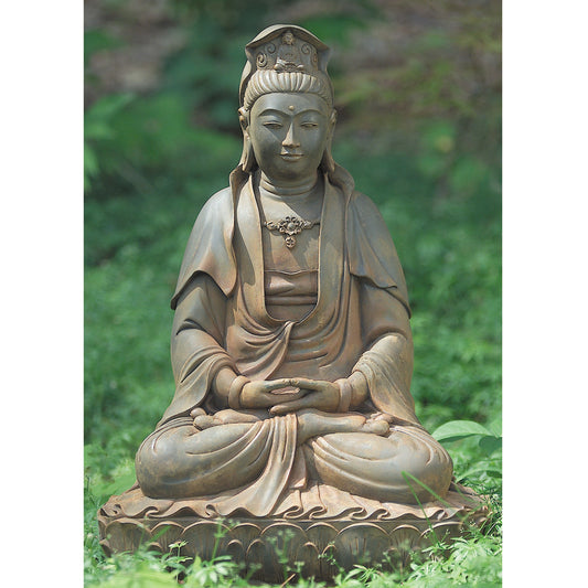 Seated Garden Kuan Yin Statue