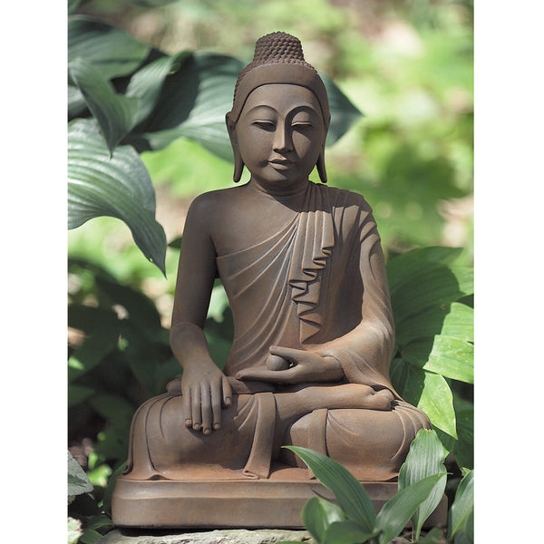 Mandalay Garden Buddha Statue - Burmese Mudra | DharmaCrafts