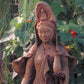 Garden Kuan Yin with Vessel Statue