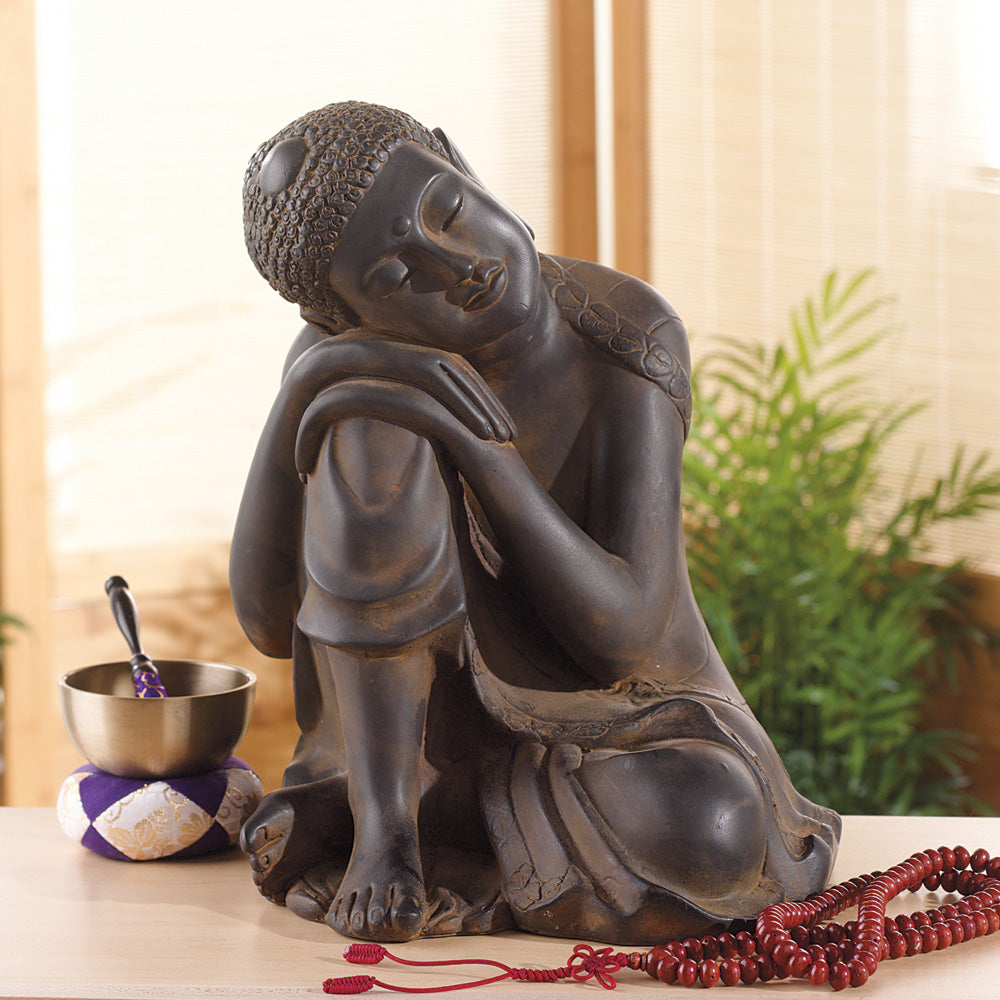 Small Resting Garden Buddha Statue