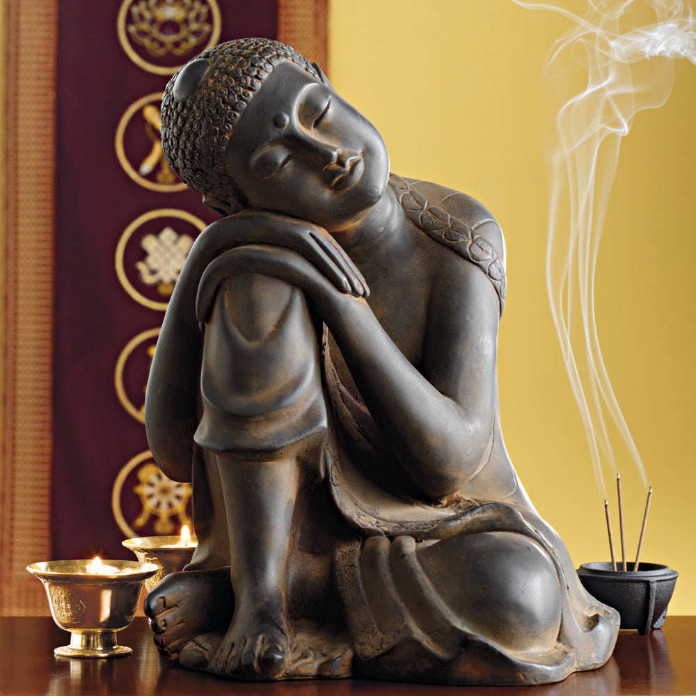 Small Resting Garden Buddha Statue