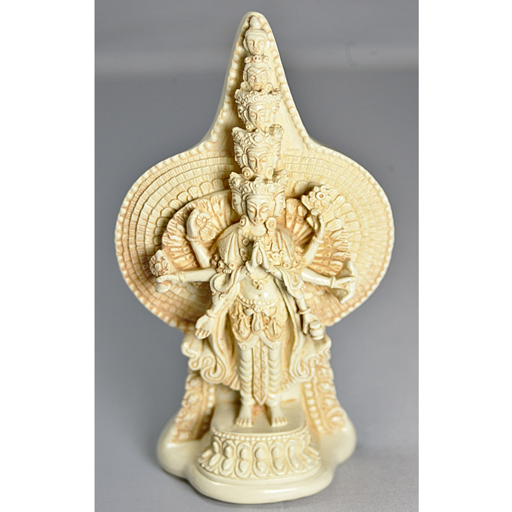 Tsa'tsa Statue, Thousand Arm Chenrezig or Avalokiteshvara