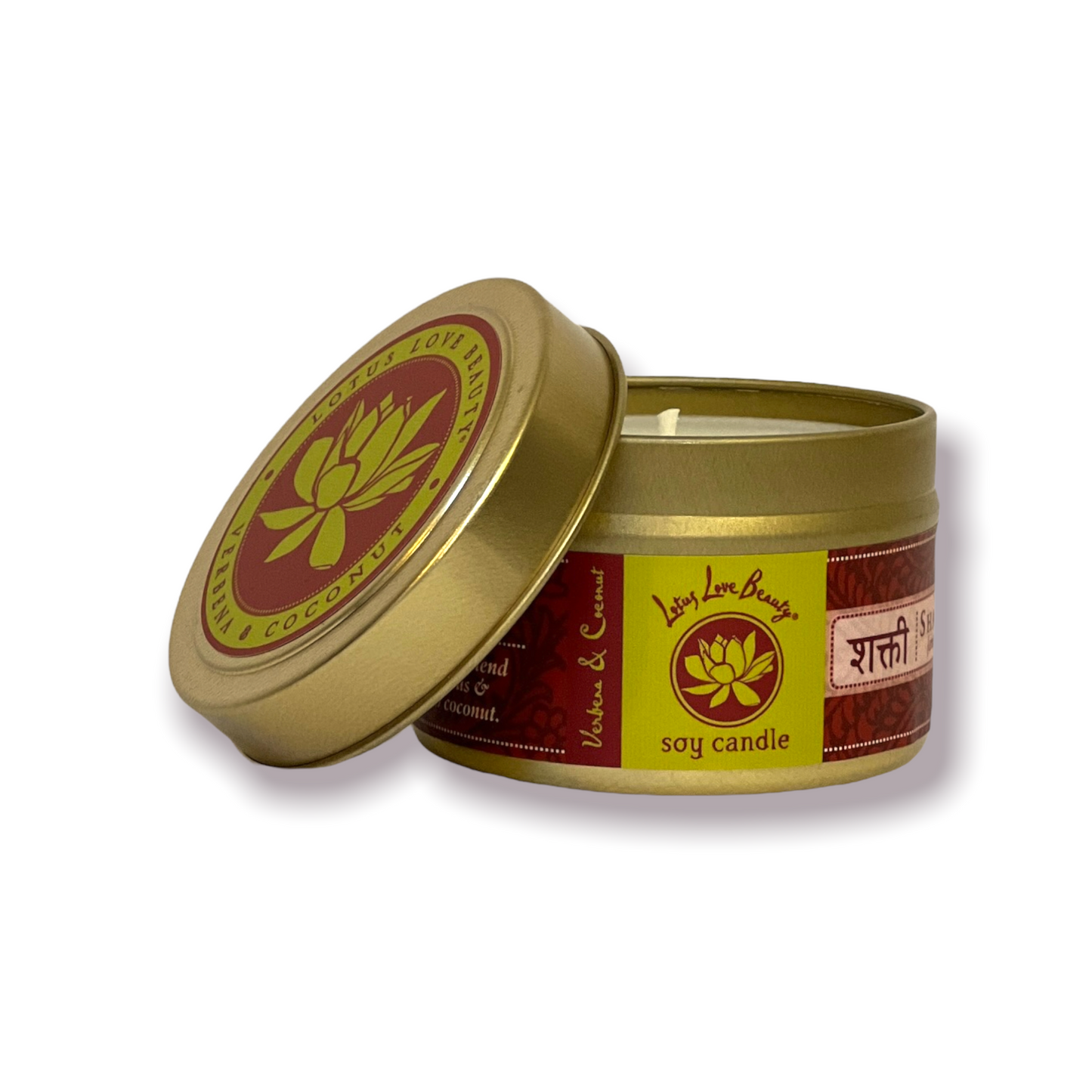 Lotus Love Tin Travel Candle